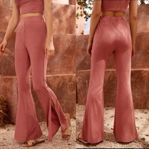 SHEIN High-Waist Flare Pants